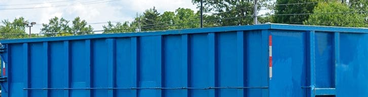 large iron dumpster garbage metal recycle outdoor